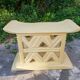 Pair of Africanist art deco stools