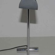 Lampe design italien années 80's chrome et acier