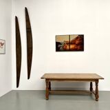 Oak and cherry table – 1970s