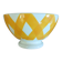 Old Sarreguemines bowl, Scottish pattern.