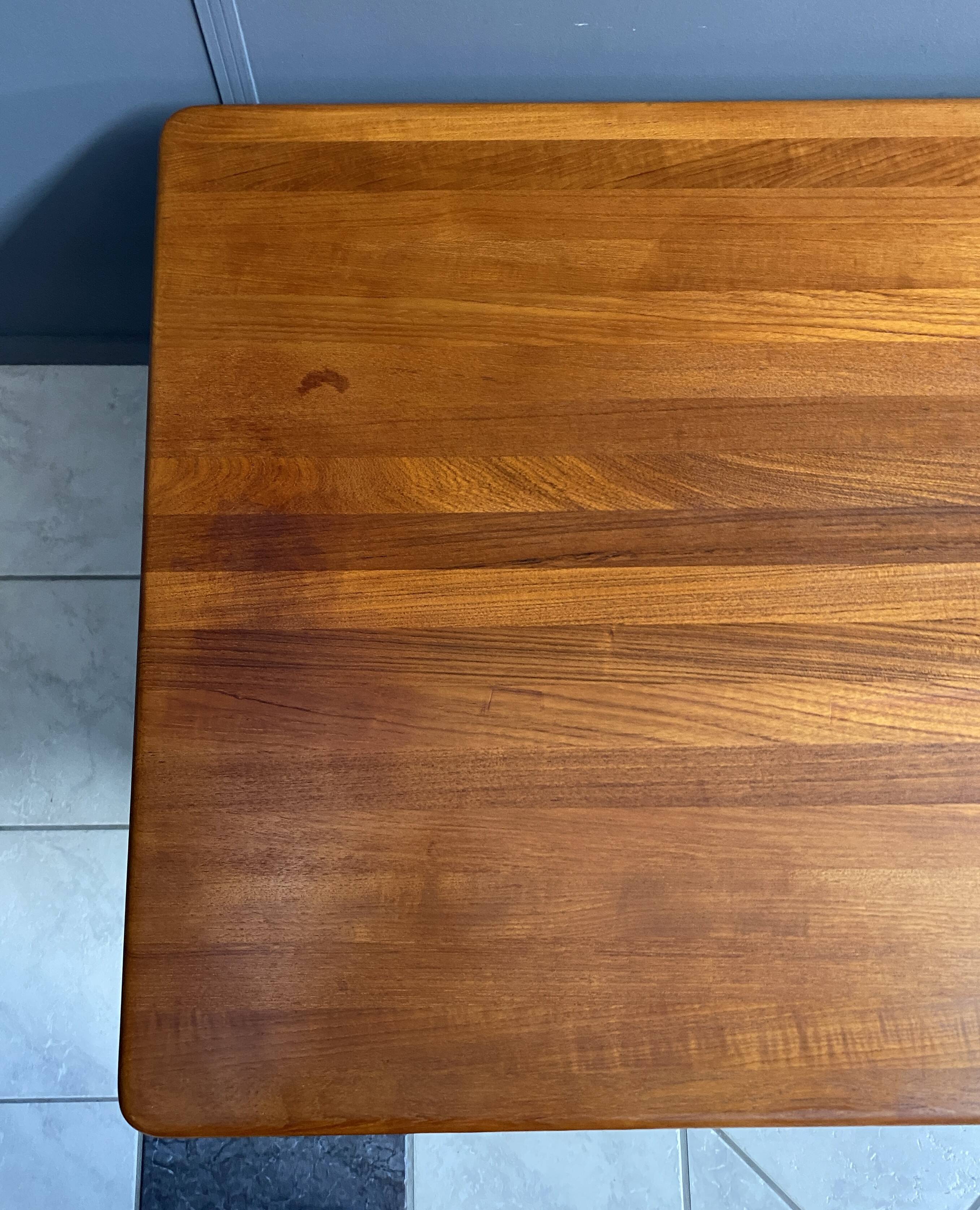Teak rectangular coffee table by Glostrup Denmark