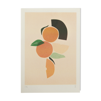 PRODUIT BHV - Affiche "Composition Oranges"