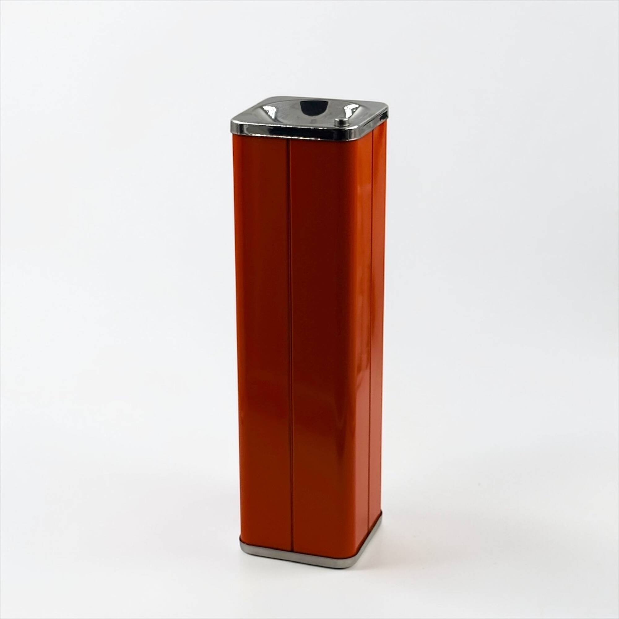 Cendrier sur pied design Giulia Veronesi Ecolight orange Italie années 70