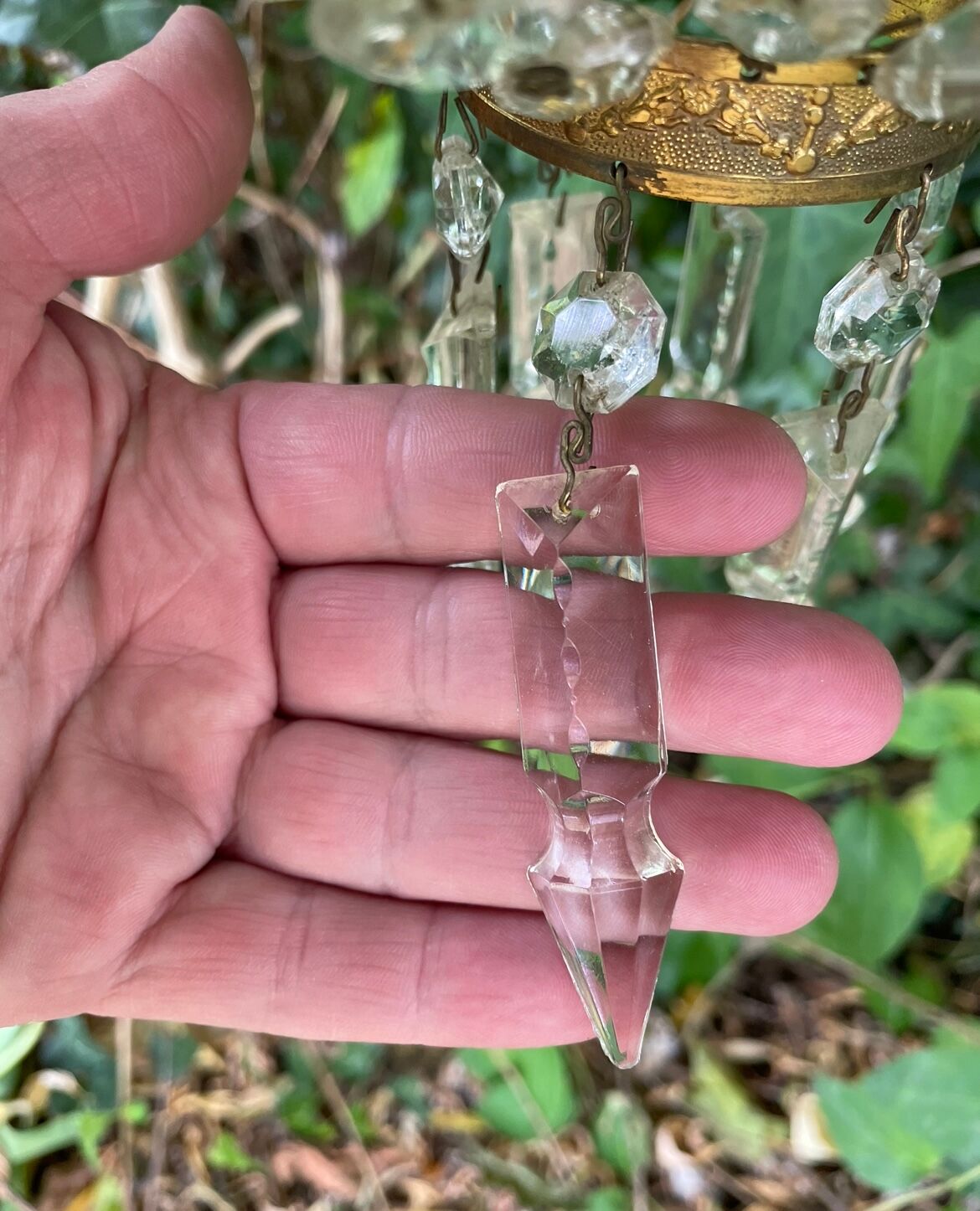 Chandelier pampilles D24