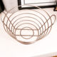 Circled aluminum fruit cup