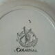 Six old dessert plates from Moulin des Loups