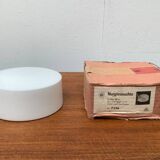 Mid-century German minimalist glass ceiling or wall lamp by Big, 1960s.