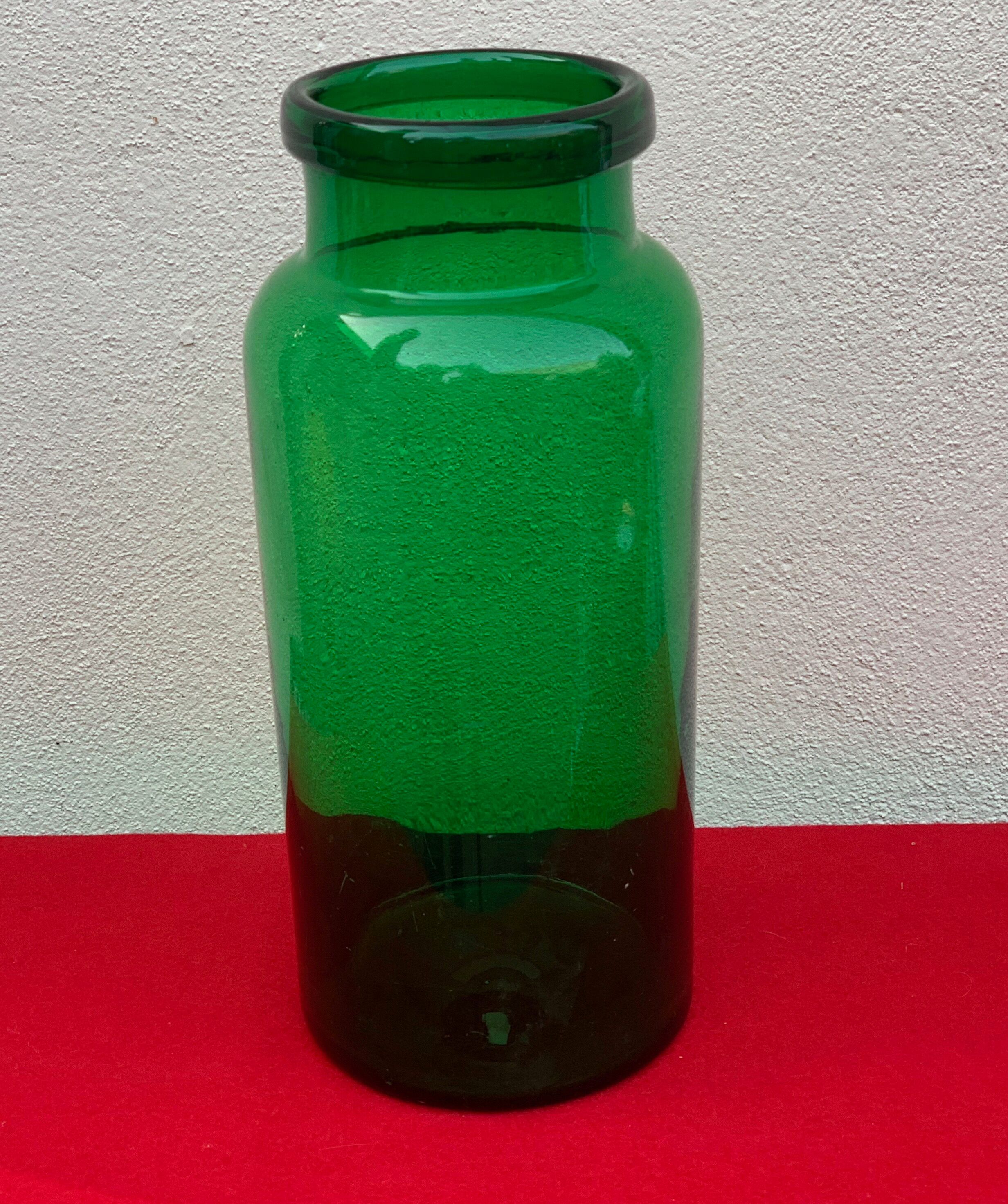 Glass apothecary jar