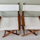 Fauteuils style "réalisateur" anciens