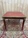 Table extensible style Louis XVI – Plateau cuir doré au petit fer – Bronze doré