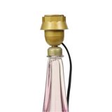 Purple Crystal Table Lamp Val Saint Lambert 1960s