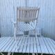 Vintage wooden garden salon