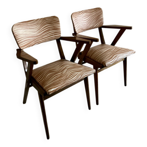 Paire de fauteuils vintage - 1960