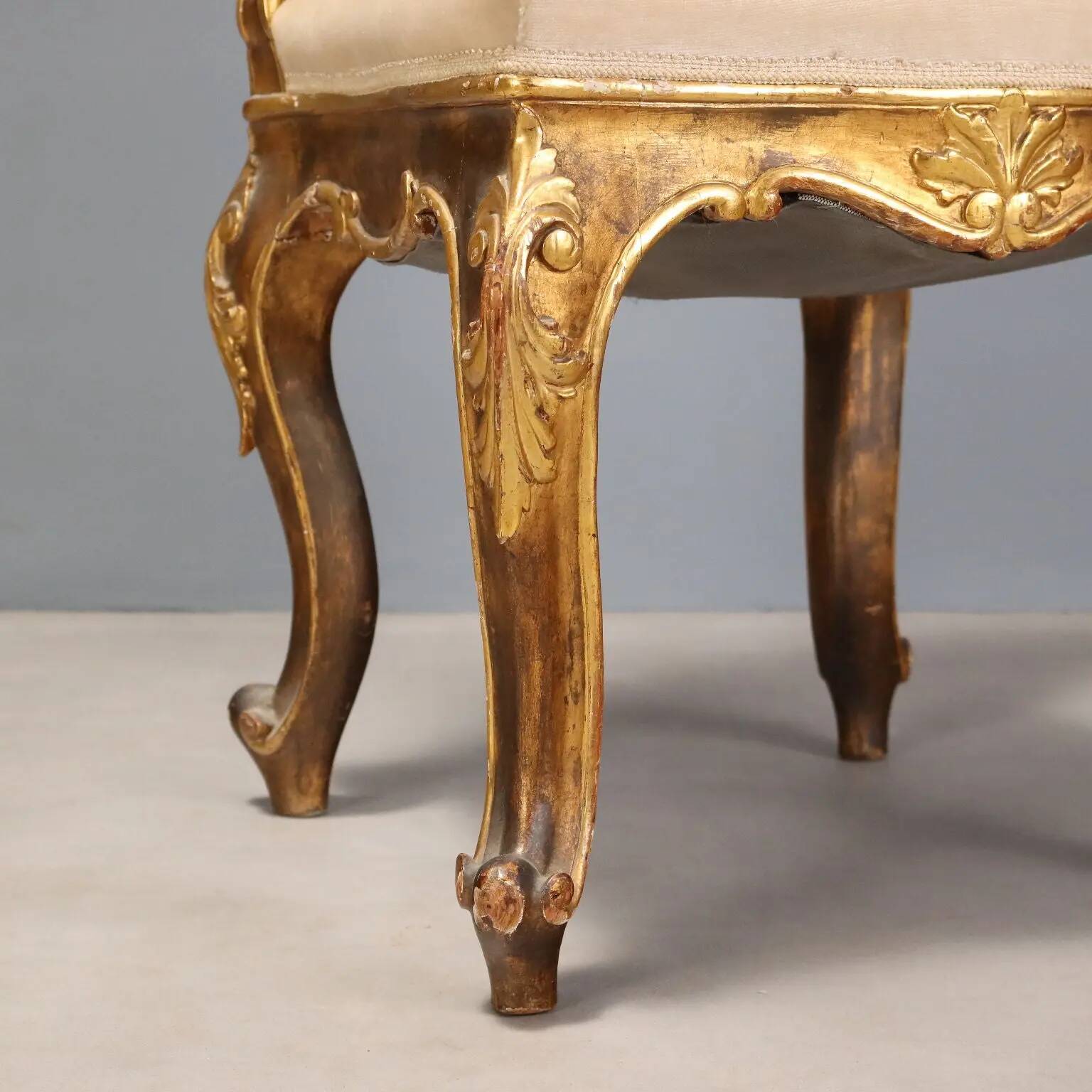 Eclectic antique carved wooden chairs, Italy, 19th century