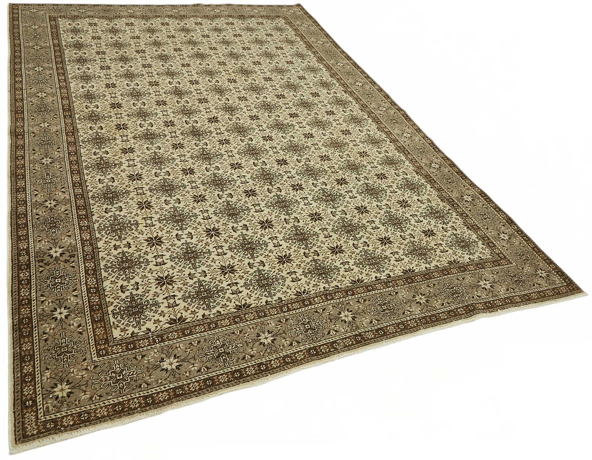 Turkish Wool Vintage Kayseri Rug 198 cm x 290 cm