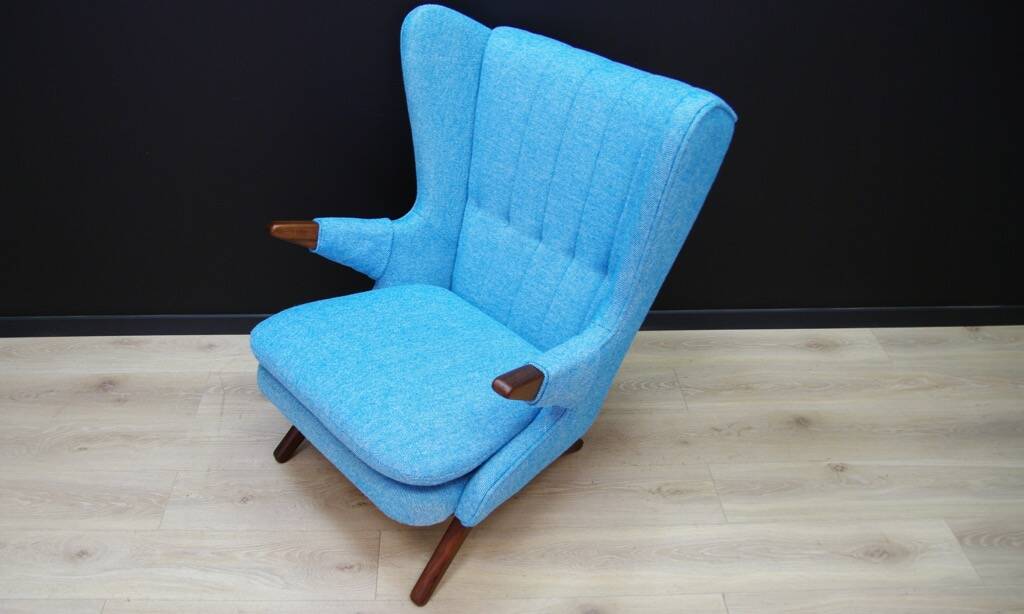 Fauteuil danois en teck par Svend Skipper, années 1960