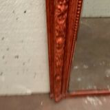 Napoleon III style mirror in wood and patinated stucco XX century