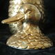 Vintage brass duck ice bucket Italy Mauro Manetti