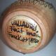 Owl lamp signed fonck and mateo vallauris