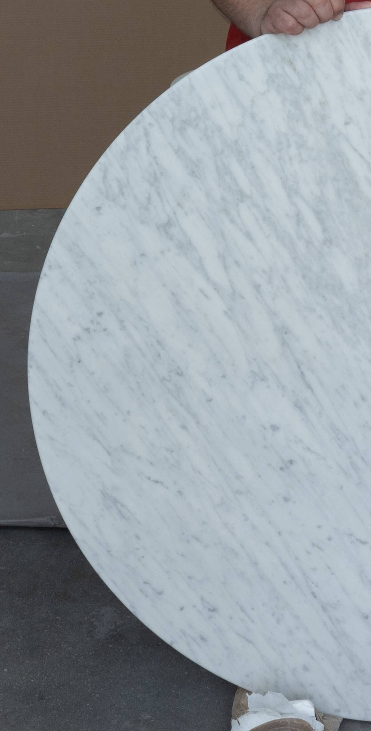 Original Knoll Tulip 107cm round Eero Saarinen Statuarietto matte LIKE NEW!