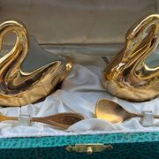 Paire de salerons Limoges