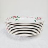 Set de 5 assiettes creuses Digoin Castille