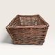 Rectangular wicker basket