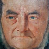 Old oil portrait