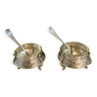 Pair of salt shakers