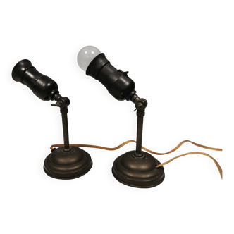 A set of antique wall lamps (they are from before 1930) from Danish NES.