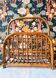 Porte-revues vintage en bambou