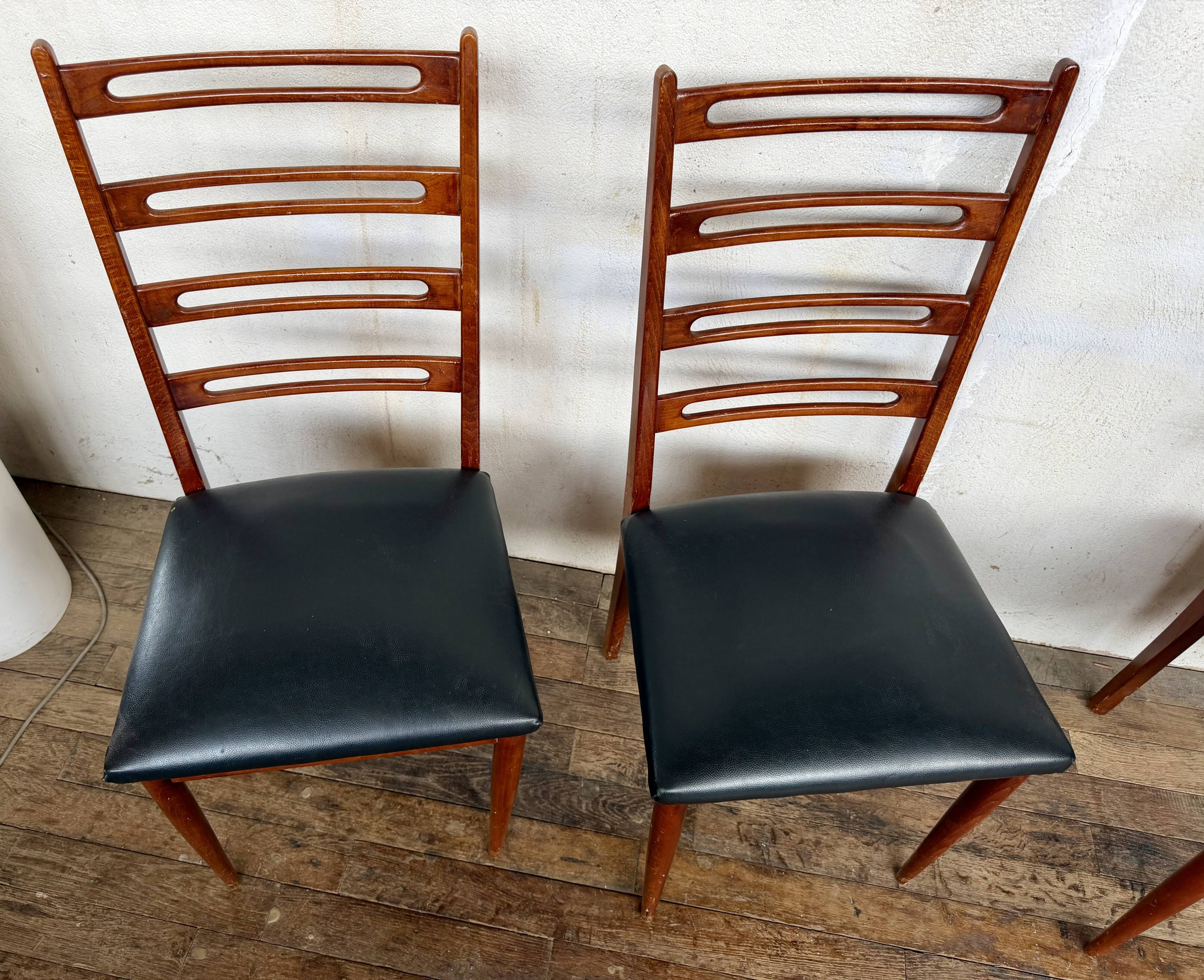 Set of 4 Scandinavian chairs