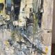Rue Principale, technique au couteau, signée M Attal 1974