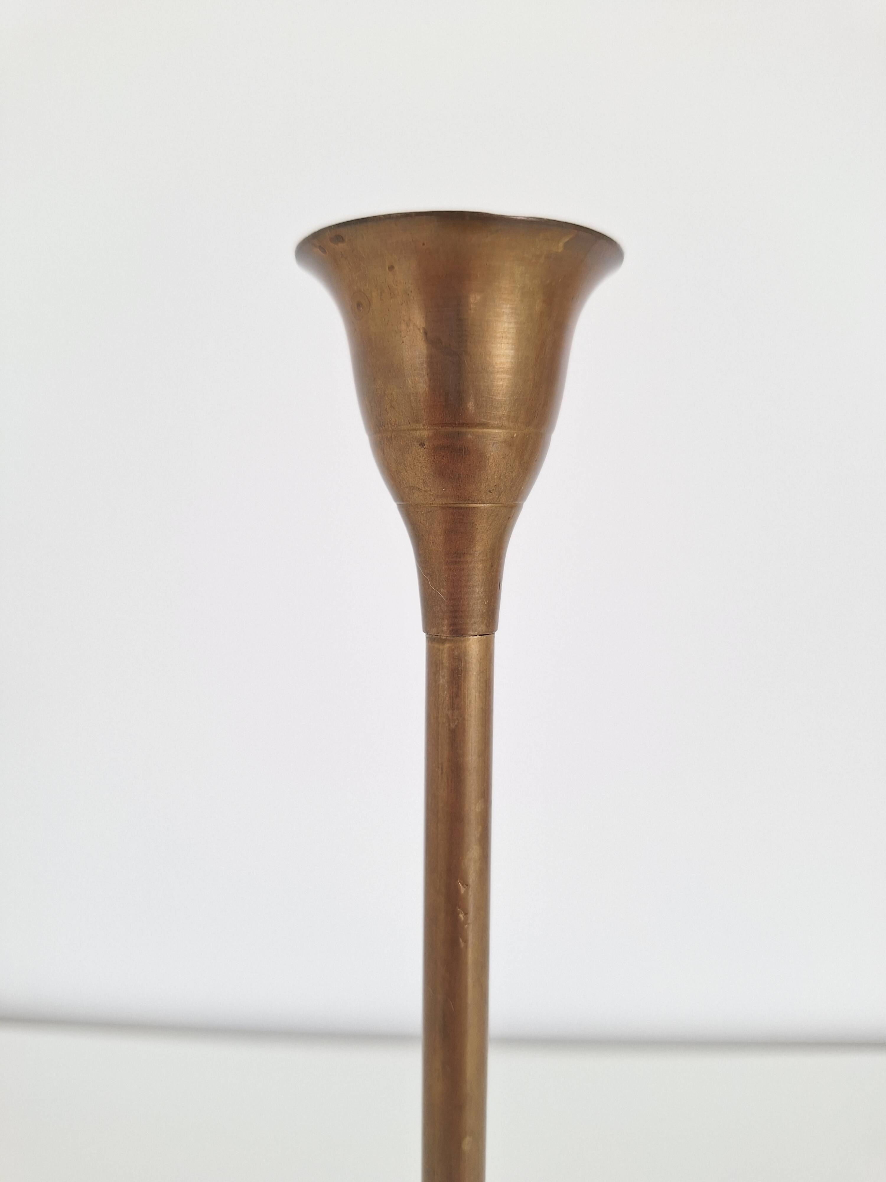 Vintage brass candle holder