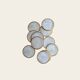 Lot de 12 sous-verres en nacre