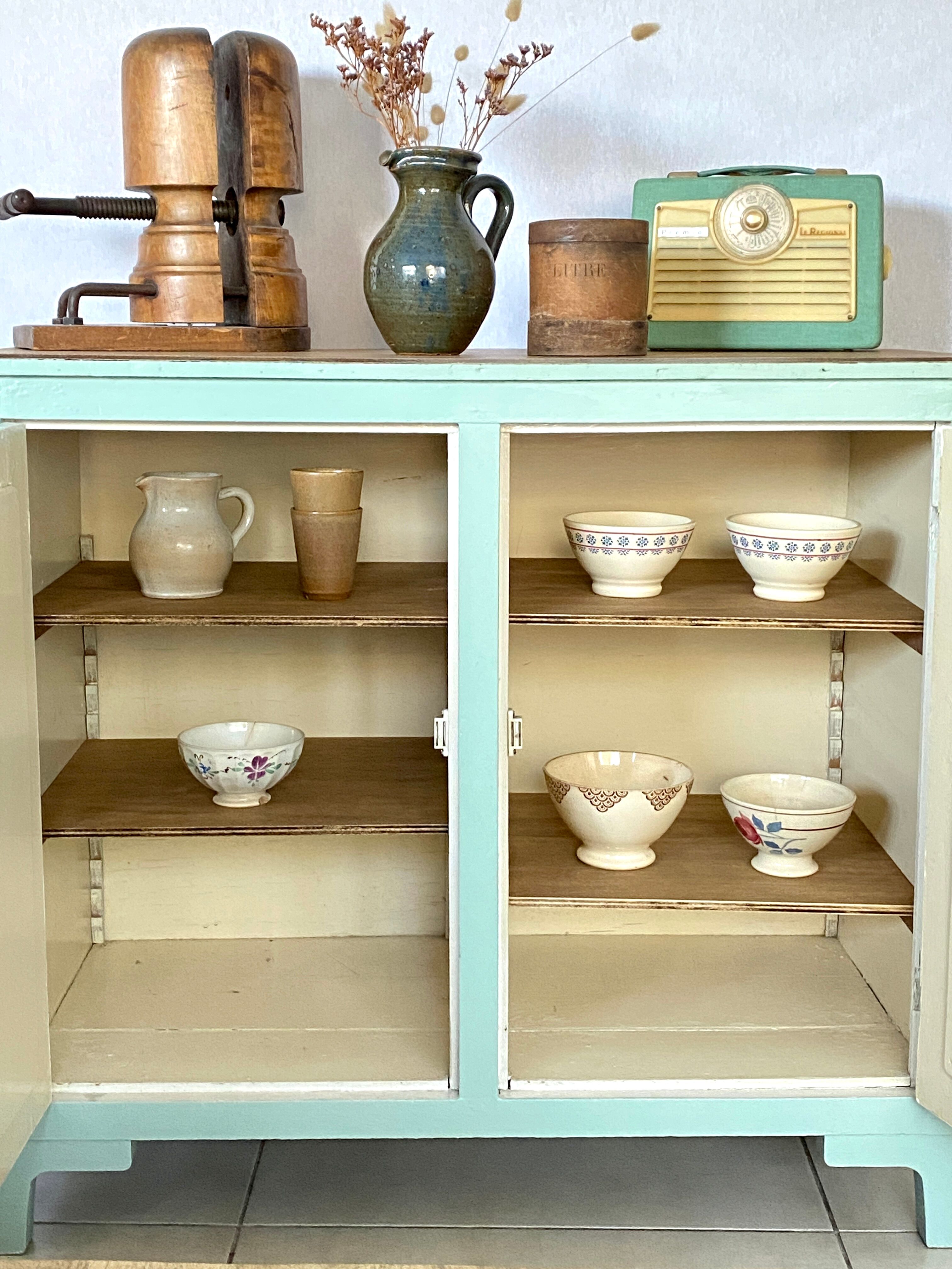 Mint green Parisian buffet