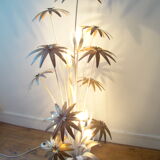 Vintage floral floor lamp Hans Kogl