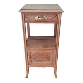 Walnut bedside table