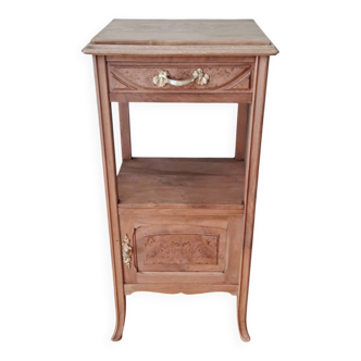 Walnut bedside table
