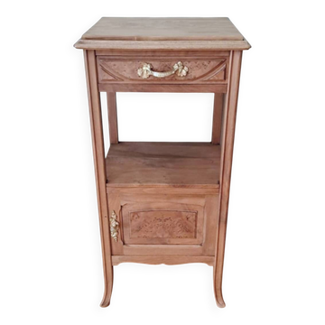 Walnut bedside table