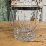 Ice bucket, vintage ice cubes