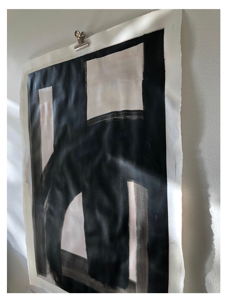 Black 10 original artwork on paper