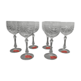 Crystal wine glass