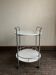Bar service 1970 in white lacquered wood