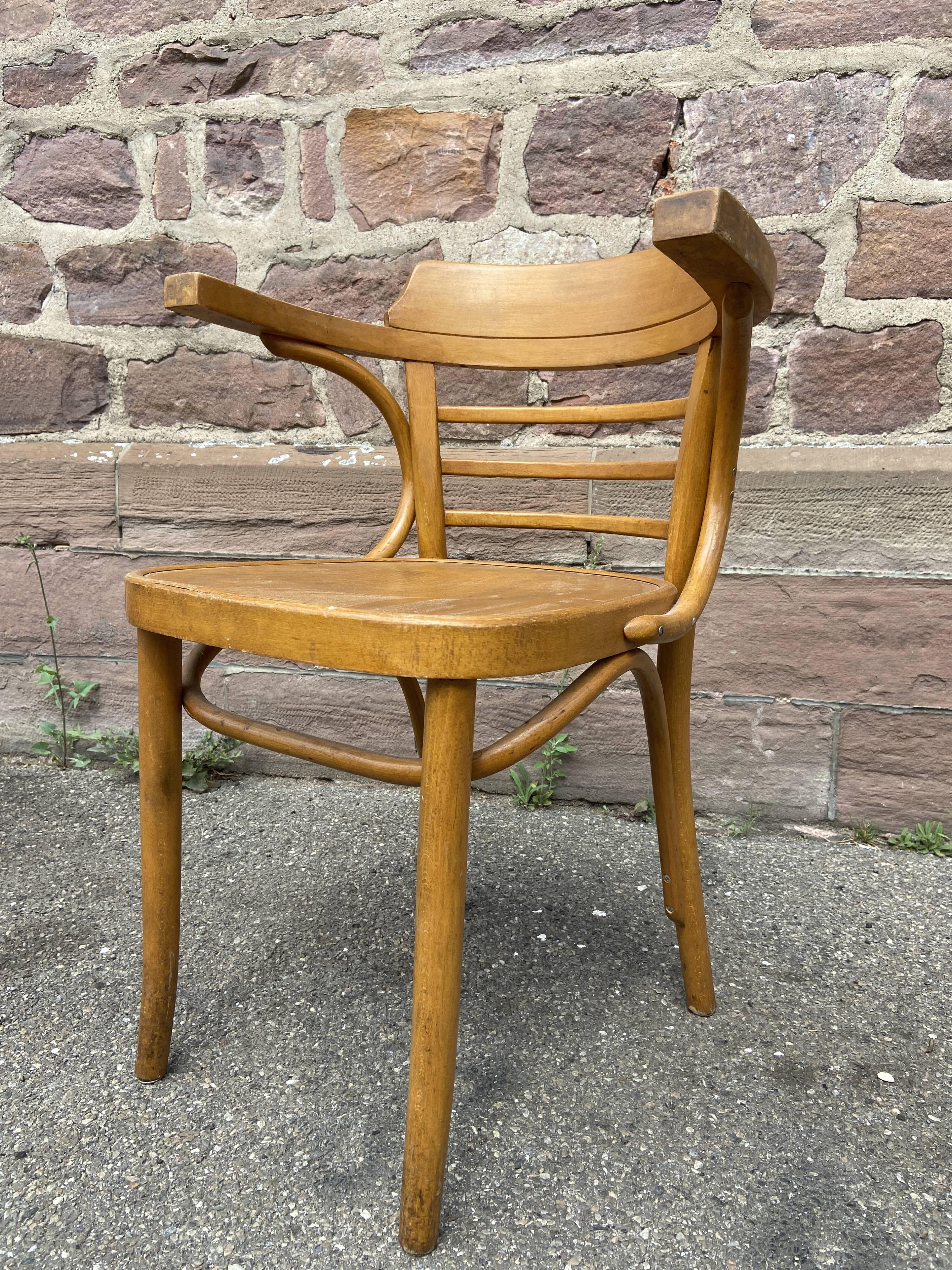 Office chair Curved wood Viennese type