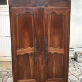 Wardrobe Louis XV Poitou from XIXth in walnut