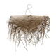 Raffia pendant light