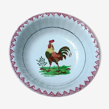 Serving dish, rooster, Choisy-le-Roi