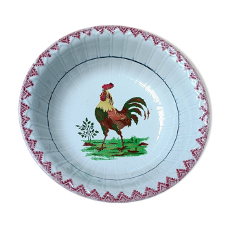 Serving dish, rooster, Choisy-le-Roi