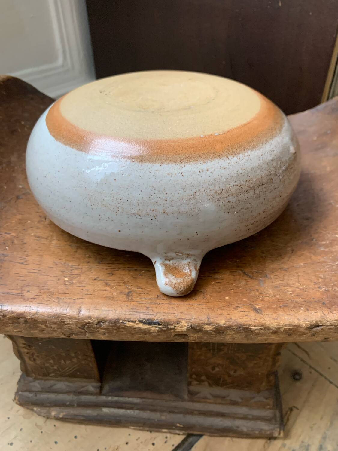 Voldemar Volkoff - Grey Ceramic Dish - Vallauris